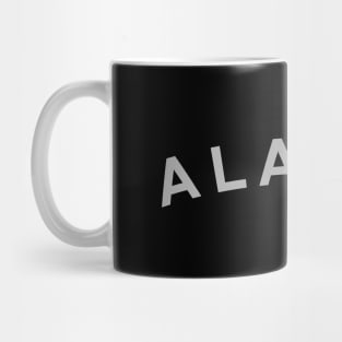 Alaska Typography Mug